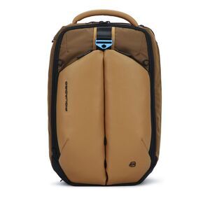 Piquadro Unisex Zaino Porta Pc 14'' 2 Comparti In Tessuto E Materi